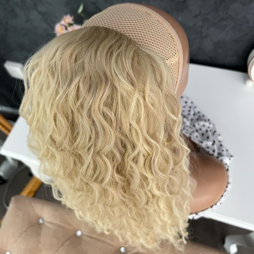 Rep za kosu – 613 – Kovrdjavi 75 cm – Umjetni rep 7 Rep za kosu - 613 - umjetno vlakno - Eynna hair sarajevo (7)