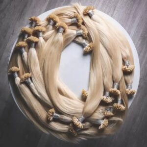 Prirodna ljudska kosa - 65cm - Keratin