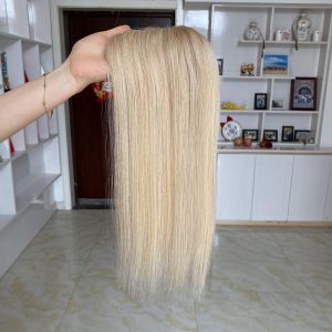 3x5.5 Mono Topper - Zenski topper - Prirodna ljudska kosa (4)