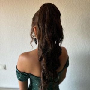 Rep za kosu – #6 Smeđi – Uvijeni 80 cm – Umjetni rep Eynna Hair Sarajevo (1)