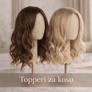 Topperi za kosu - Prirodna ljudska kosa