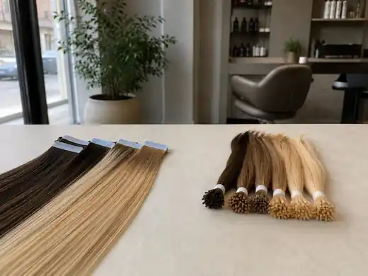Poređenje tape-in i keratinskih ekstenzija za kosu